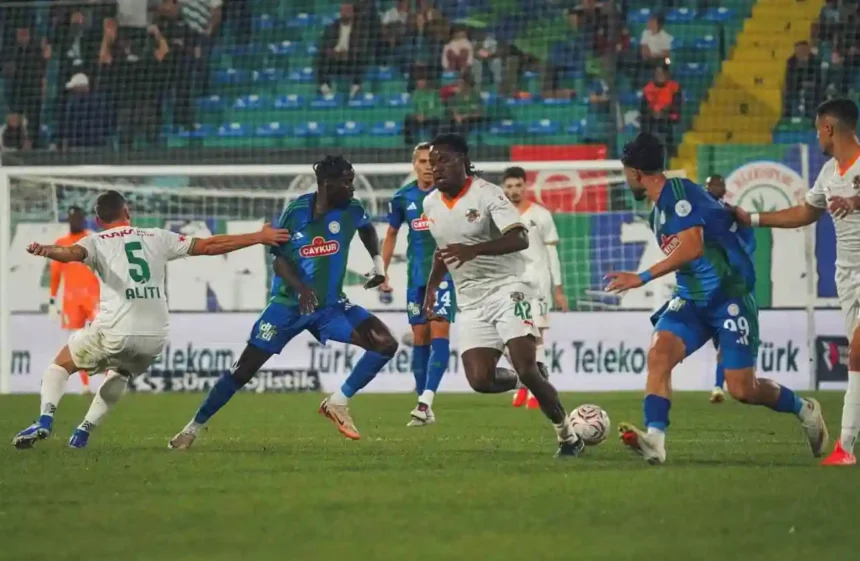 Çaykur Rizespor - Corendon Alanyaspor: 0-1 (Maç Özeti ve Detayları)