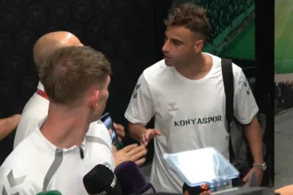 Deniz Türüç ve TFF Temsilcisi Arasında Gergin Anlar