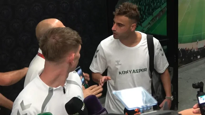 Deniz Türüç ve TFF Temsilcisi Arasında Gergin Anlar