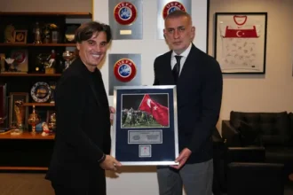 TFF'de Beklenen Buluşma: İbrahim Hacıosmanoğlu ve Vincenzo Montella Vedalaştı