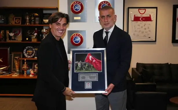 TFF'de Beklenen Buluşma: İbrahim Hacıosmanoğlu ve Vincenzo Montella Vedalaştı